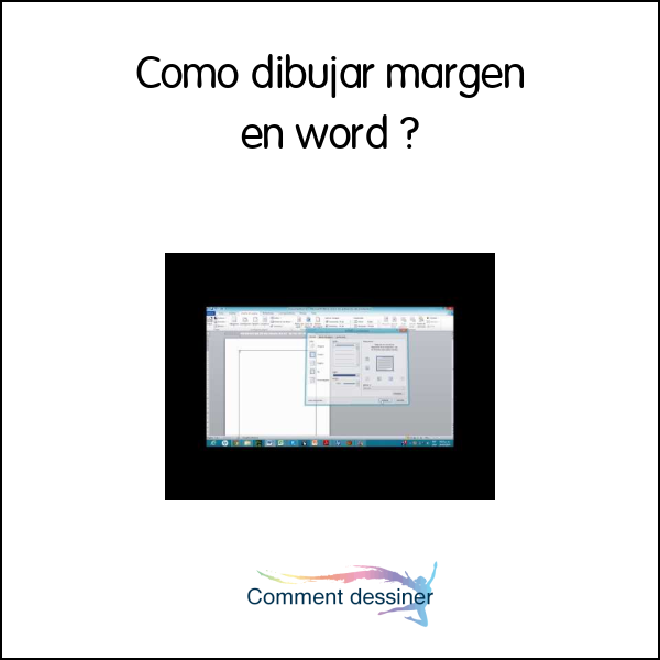 Como dibujar margen en word